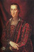 BRONZINO, Agnolo Portrait of Eleanora di Toledo oil on canvas
